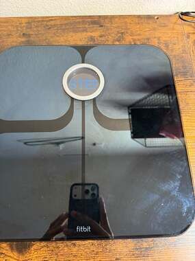 Fitbit Aria WiFi Smart Digital Body Weight Scale - Black (Model FB201B)